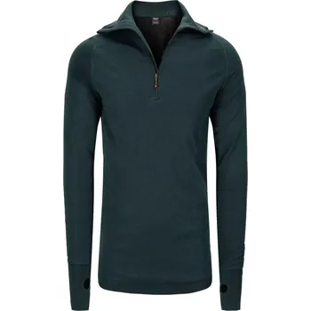 Brynje Arctic Double Zip-polo w/inlay black – dvouvrstvé merino triko - 3XL