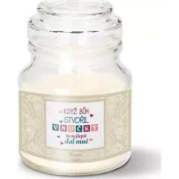 Svíčka Sablio Svíčka Když Bůh stvořil vnučky - 120 g