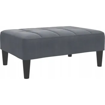 Taburet VidaXL Čalouněný Taburet šedý