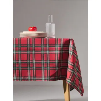 ubrus Sinsay - Kostkovaný ubrus - červená - 108GT-33X - 108GT-33X-ONE