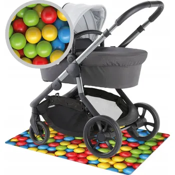 Kočárek Podložka pod dětský kočárek 100 x 70 cm - ochrana podlahy