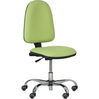 Pracovní židle Torino plus s měkkými kolečky, zelená