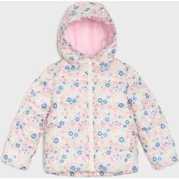 Sinsay - Prošívaná puffer bunda s kapucí - krémová - 826GC-01X - 826GC-01X-74