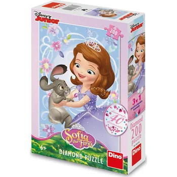 Dětské zboží Puzzle Sofie a králíček 200 dílků diamond