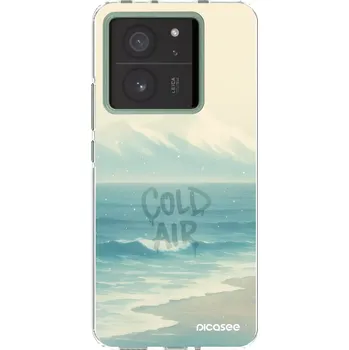 Pouzdro na mobilní telefon Picasee silikonový průhledný obal pro Xiaomi 13T - COLD AIR