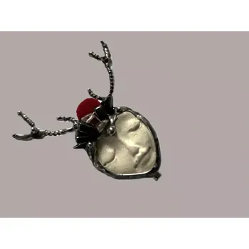 Brož Originální autorská brož - duch lesa Lešij (Autorská brož)