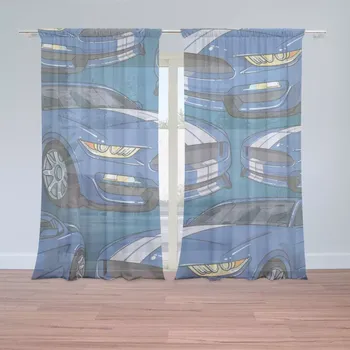 Záclona Sablio Záclony Mustang Pattern: 2ks 150x250cm