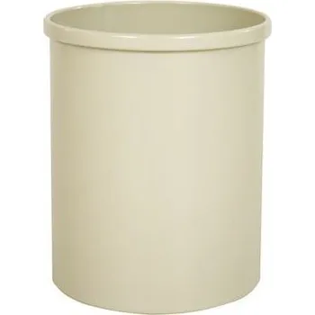 Odpadkový koš Kovový odpadkový koš Tube, objem 15 l, bílý