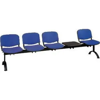 Lavice Viva, čtyřmístná se stolkem, modrá