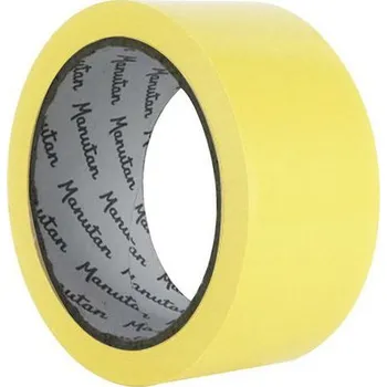 Kancelářské potřeby Vyznačovací páska na podlahy Manutan Expert, šířka 50 mm, žlutá