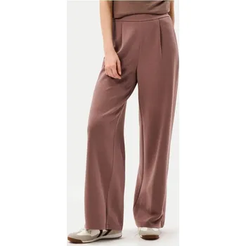 Dámské kalhoty Sinsay - Kalhoty wide leg z úpletu scuba - hnědá - 697GZ-84X - 697GZ-84X-M