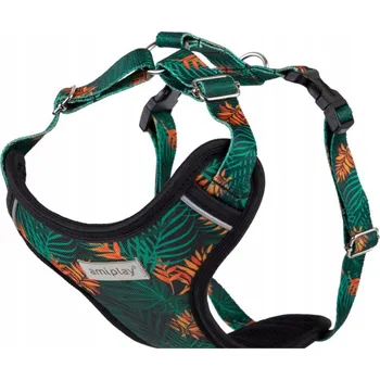 Postroj pro psa Amiplay Postroj pro psa Discovery BeHappy L Jungle