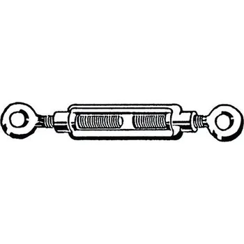 Dílna Napínací matice sev2 oky DIN 1480 Ocel S235JR Pozinkované M6