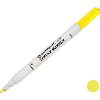 Kancelář Popisovač CENTROPEN 2739 textil, žlutý