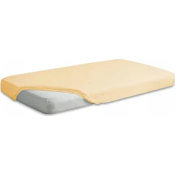 Prostěradlo Prześcieradło JERSEY Premium s gumou 160x200 Krémové