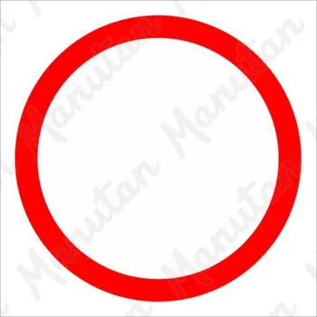 Kancelář Zákaz vjezdu, samolepka 210 x 210 x 0,1 mm