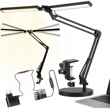 Lampička Stolní lampička Renew Force Rýsovací lampa na učení černá, výkon až 24 W