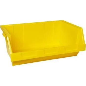 Úložný box Plastový box PE 25 x 60 x 40 cm, žlutý