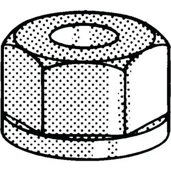 Spojovací materiál Samosvorná šestihranná matice plast Polyamid (nylon) 6.6 M5