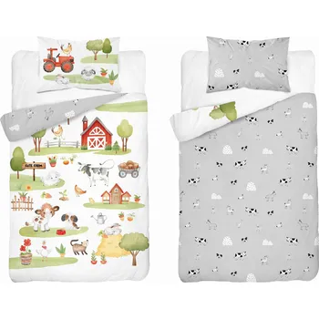 Povlečení Sada povlečení Detexpol 90 x 120 cm červená