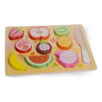 Dětská kuchyňka Owoce drewniane do krojenia na magnes