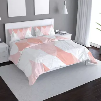 Povlečení Sablio Povlečení Růžové obloučky - 140x220 / 90x70