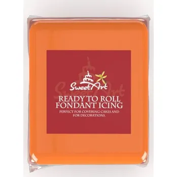 SweetArt potahovací a modelovací hmota vanilková Orange (250 g) BFD-010-250g_S01