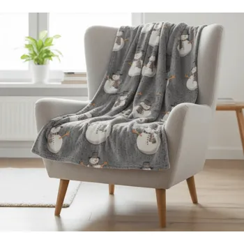 deka Textilomanie Svítící vánoční mikroplyšová deka 150 x 200 cm