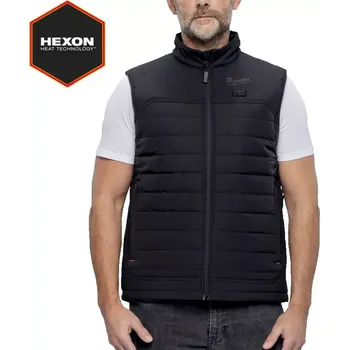 Jednorázový oděv Aku HEXON vyhřívaná vesta Milwaukee M12 HPVBL3-0 (S) černá, bez Aku, 4932493842