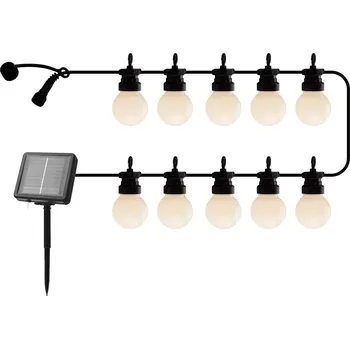 Vánoční dekorace Solární světelný řetěz počet žárovek 10 ks délka 300 cm Lucas Matte – Sirius ID_1510730