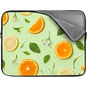 pouzdro na notebook Sablio Obal na notebook Citrus a květ - 13"