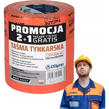 Lepicí páska Omítací páska Blue Dolphin 48 mm x 50 m 2 ks + fasádní 48 mm x 44 m