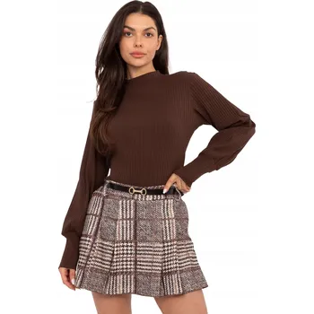 Dámská halenka Halenka RV-BZ-A1053.50 tmavě hnědá L/XL