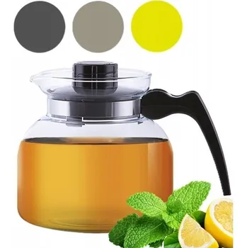 Konvice na čaj Termisil žáruvzdorná skleněná konvice EWA jednoduchá 1,50L na čaj kávu a bylinky