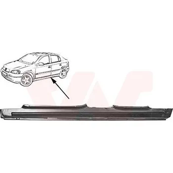 Prah karosérie Nástupní panel VAN WEZEL 3742103