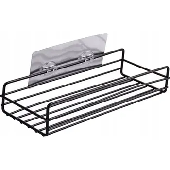 Obraz Sprchová polička samolepicí do koupelny, kuchyně, na stěnu, loft, kovová