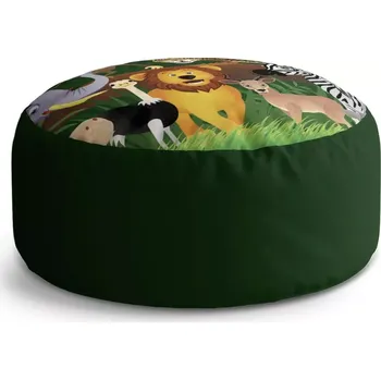 Taburet Sablio Taburet Circle Zvířátka: 38x48 cm