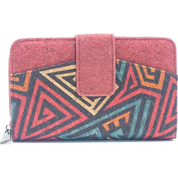 Kabelka Dámská korková peněženka - Červená