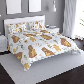 Povlečení Sablio Povlečení Medvědi - 140x220 / 90x70