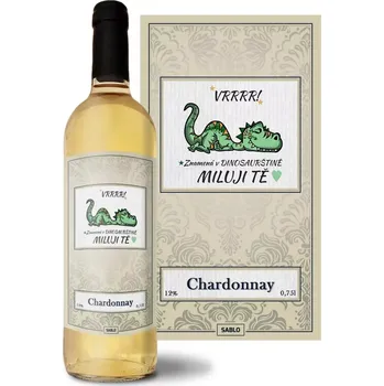 Víno Sablio Bílé víno Dinosaurus: 0,75 l