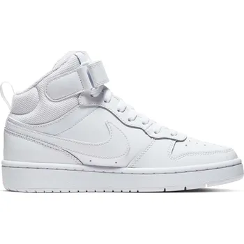Chlapecké tenisky Dětské Tenisky NIKE COURT BOROUGH MID 2 (GS) CD7782-100 – Bílá 38