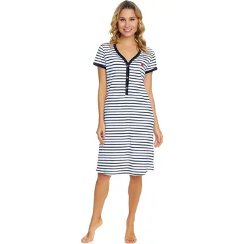 Set těhotenského spodního prádla Dámská těhotenská košile 5232 Marine - Doctornap bílá L