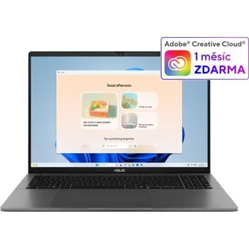 Notebook ASUS NTB Vivobook S16 (S3607CA-RP001W), Ultra 5 225H, 16" 1920 x 1200, 16GB, 512GB SSD, Intel, W11 Home, Gray