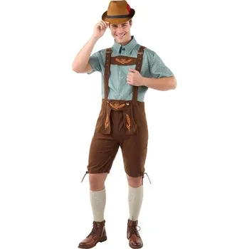 Funiglobal - Oktoberfest kostým s doplňky pro muže velká velikost - XXXL