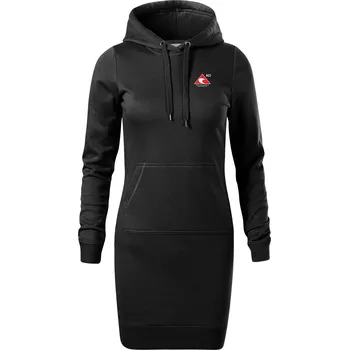 Dámská mikina mikinošaty snap dámské černé Velikost: L