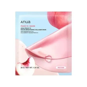 Pleťový krém Anua Peach 70 Niacin Brightening Collagen Mask Ručníková maska