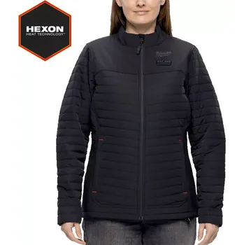 Jednorázový oděv Aku HEXON vyhřívaná dámská bunda Milwaukee M12 HPJLBL3-0 (XXL) černá, bez Aku, 4932493851