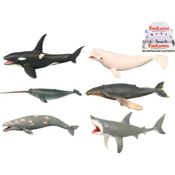 Figurka Zvířata mořská 18-26cm plastové figurky zvířátka 6 druhů