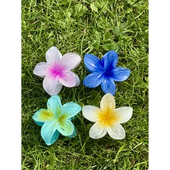 Skřipec havajská květina plumérie střední - Barva světle růžová