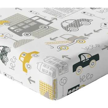 Prostěradlo PROSTĚRADLO DO POSTÝLKY 90x40 S GUMIČKOU HRUBÁ BAVLNA 100% POLSKÝ VÝROBEK